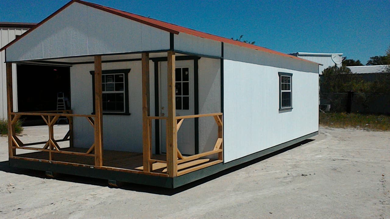 14x32 Deluxe Cabin with Porch