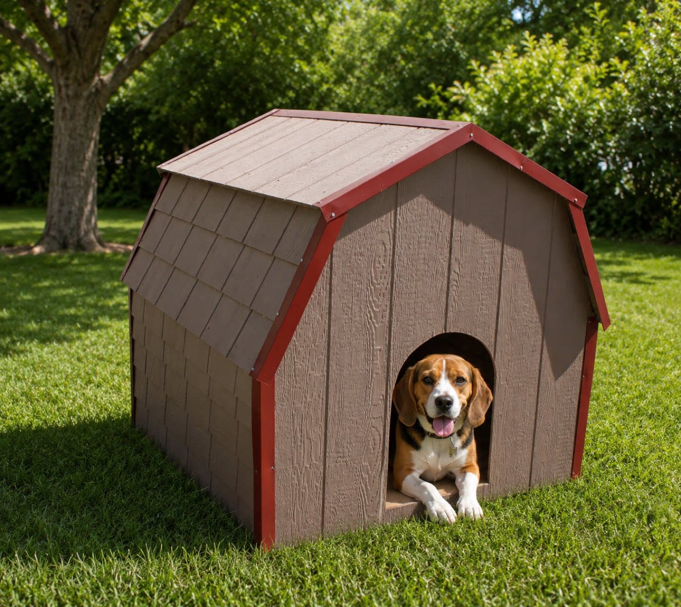 Barn-Style Dog House
