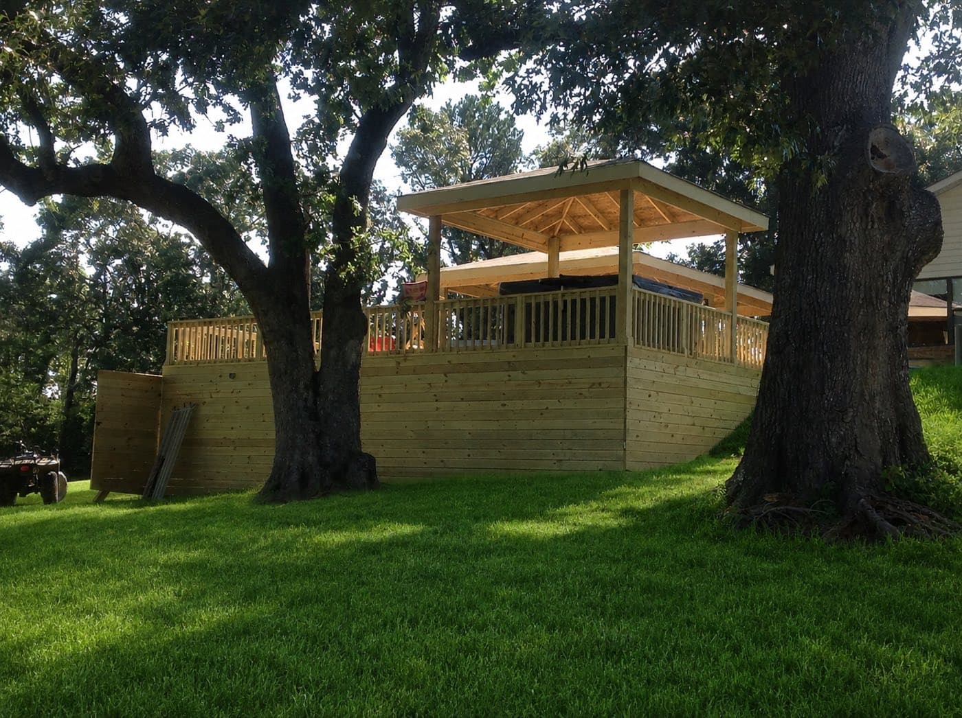 Attached patio cover