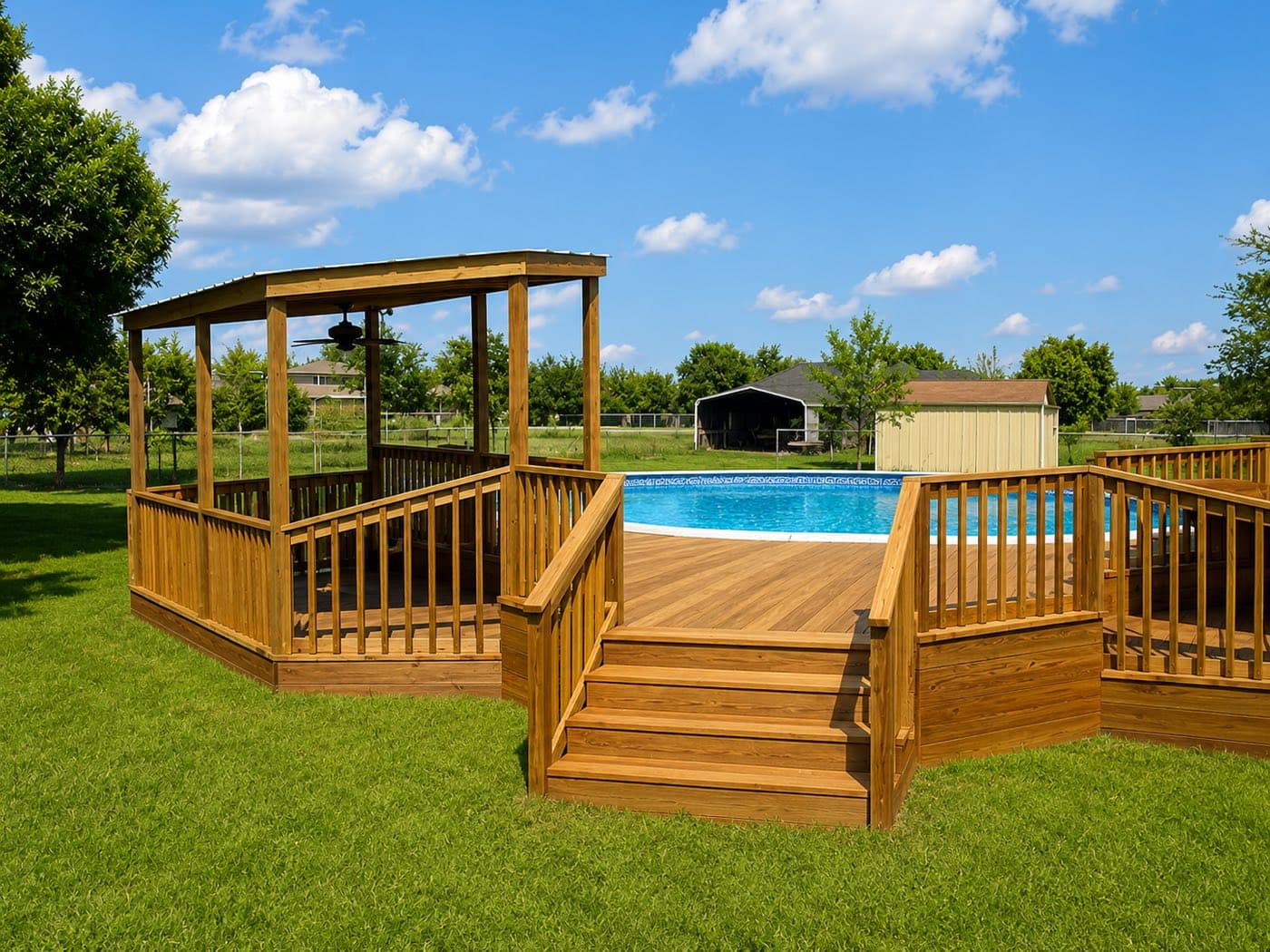 Pool with Deck