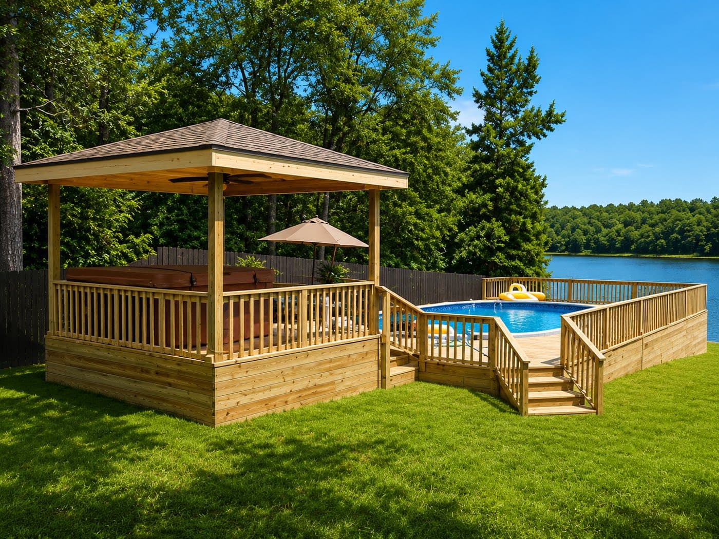 Backyard Pool Oasis