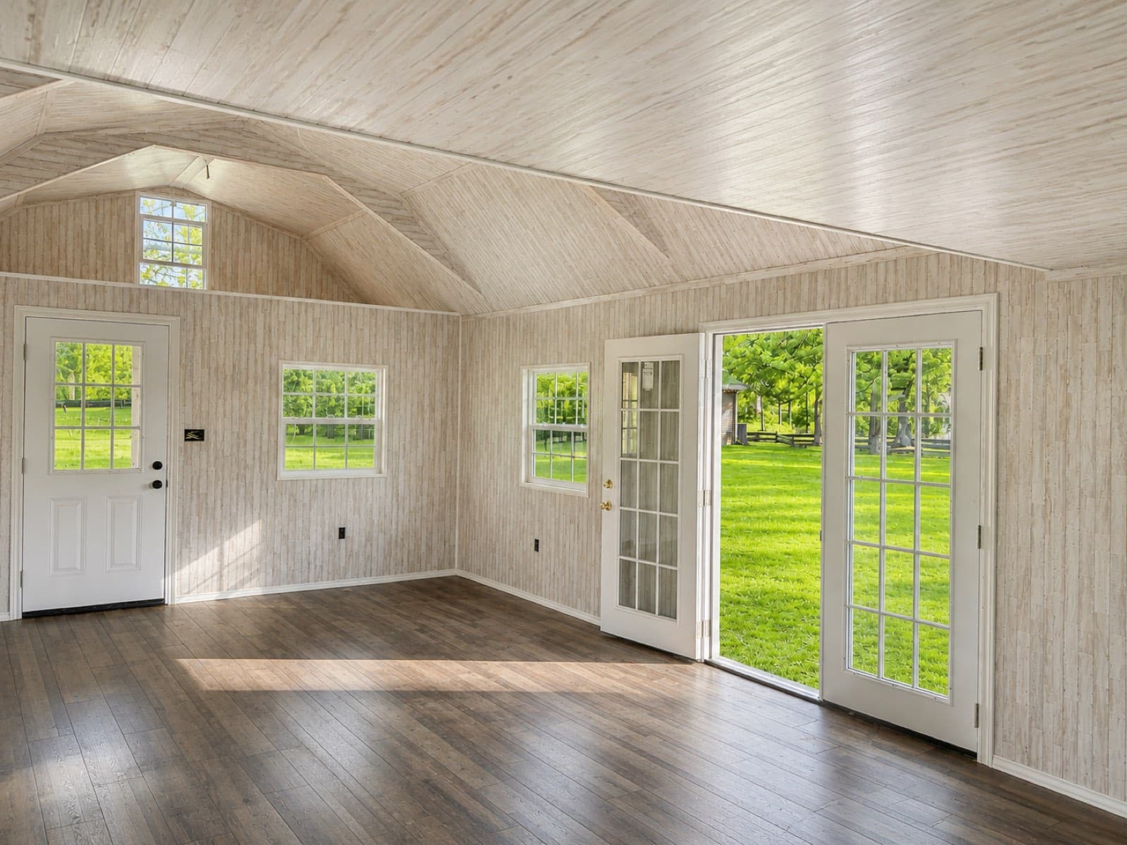 Finished Interior with Windows